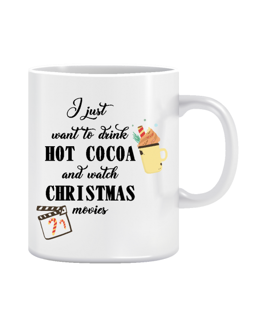 Hot cocoa and  christmas movies